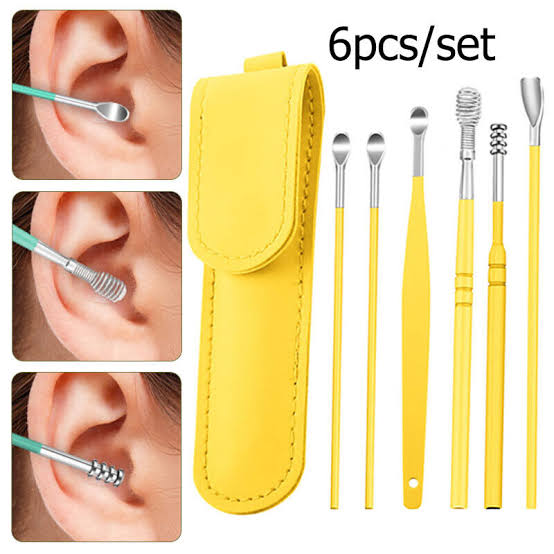 6-Piece Ear Wax Cleaning Kit - Portable & Easy to Use