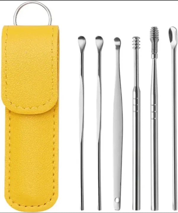 6-Piece Ear Wax Cleaning Kit - Portable & Easy to Use